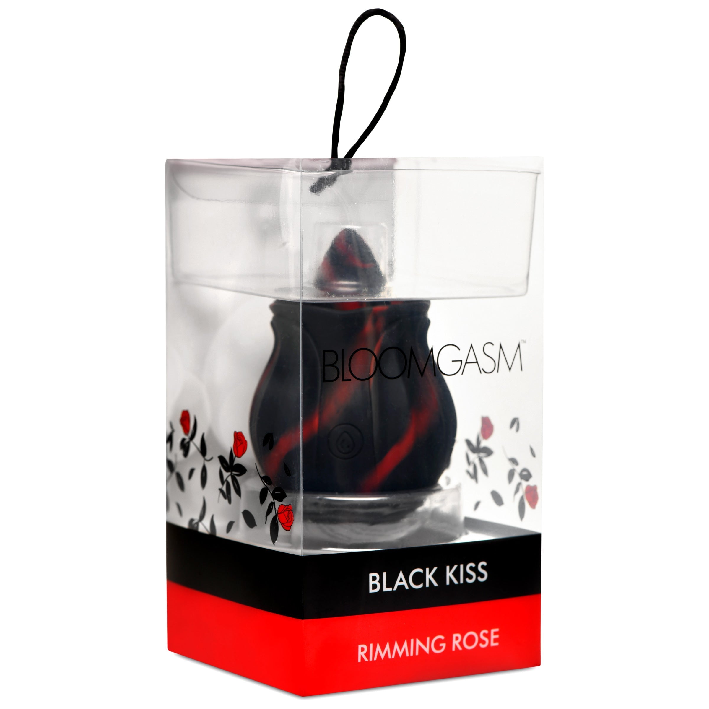 Black Kiss Rimming Rose vibrator with unique floral design