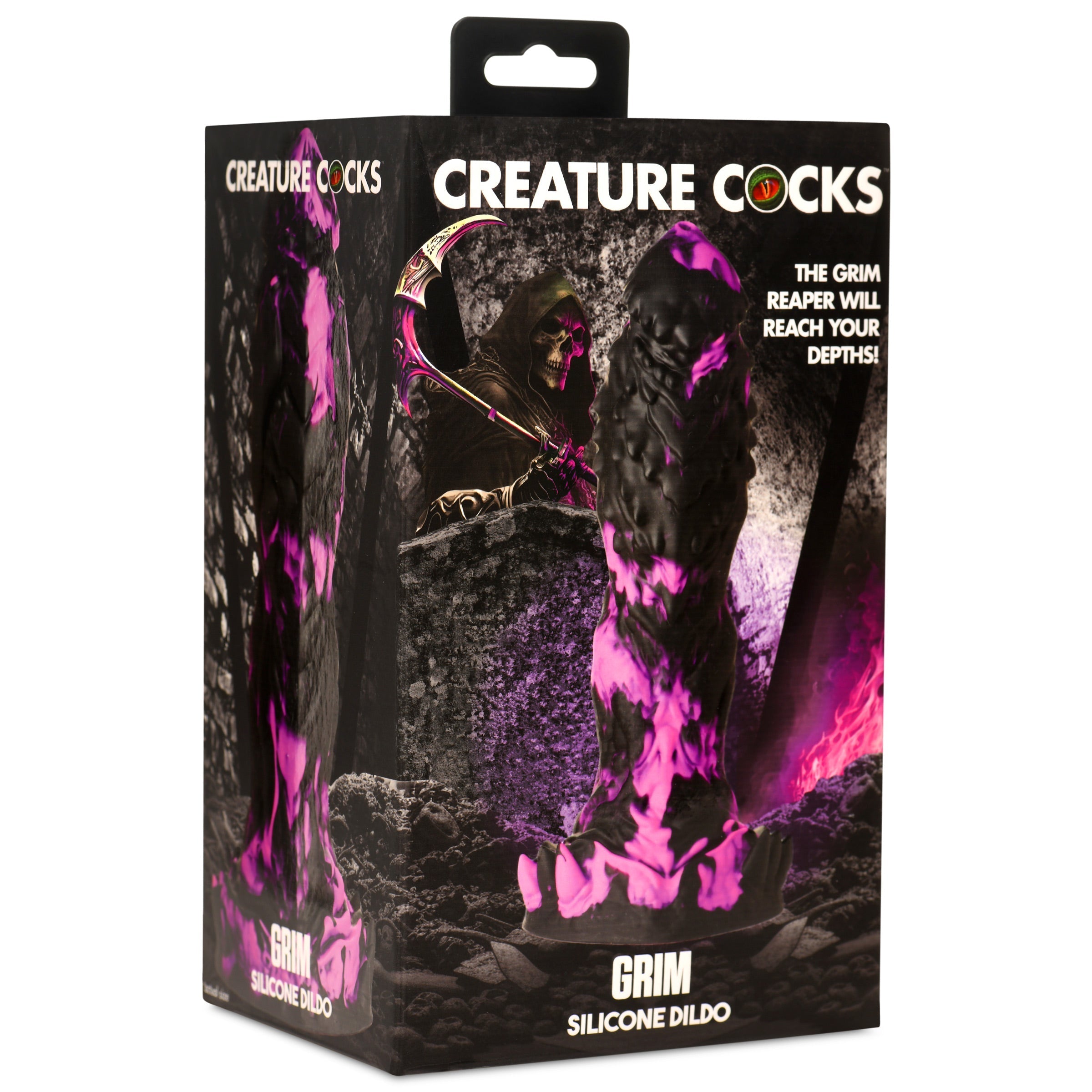 Monster-themed Grim Silicone Dildo by Creature Cocks