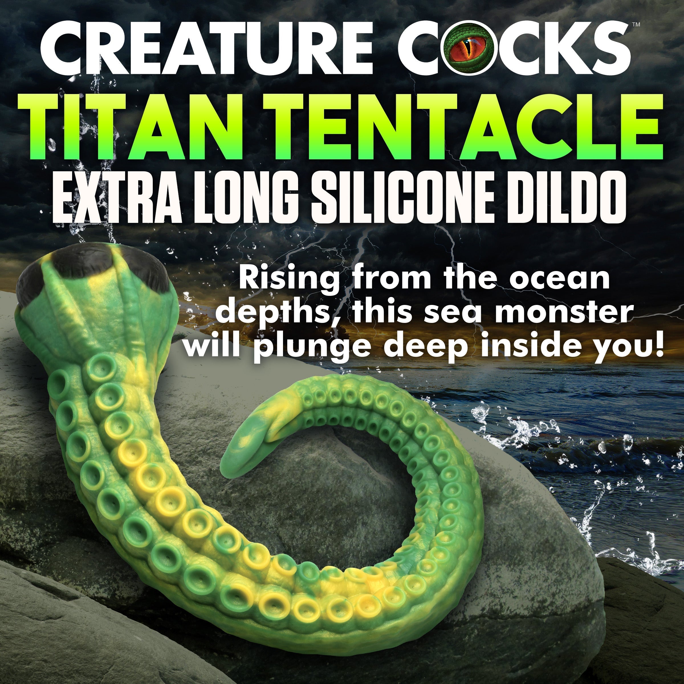 Titan Tentacle extra long silicone dildo product image