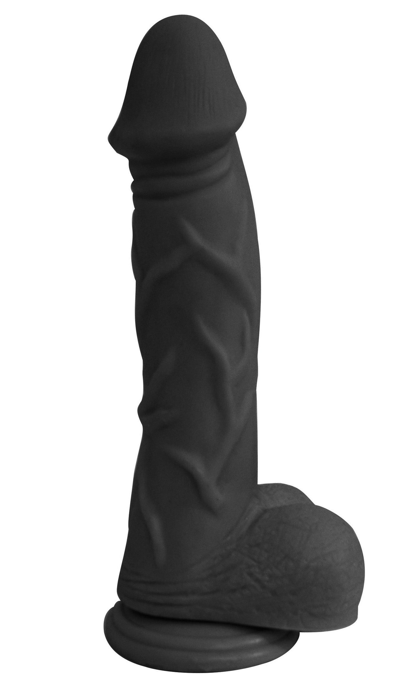 Close-up of the 7 Inch Mister Right Dildo's textured surface