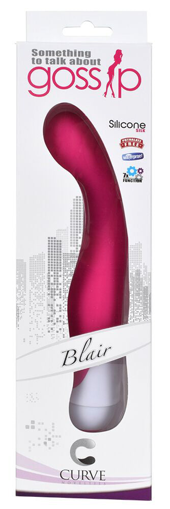 Blair 7 Speed Silicone G-spot Vibrator in pink