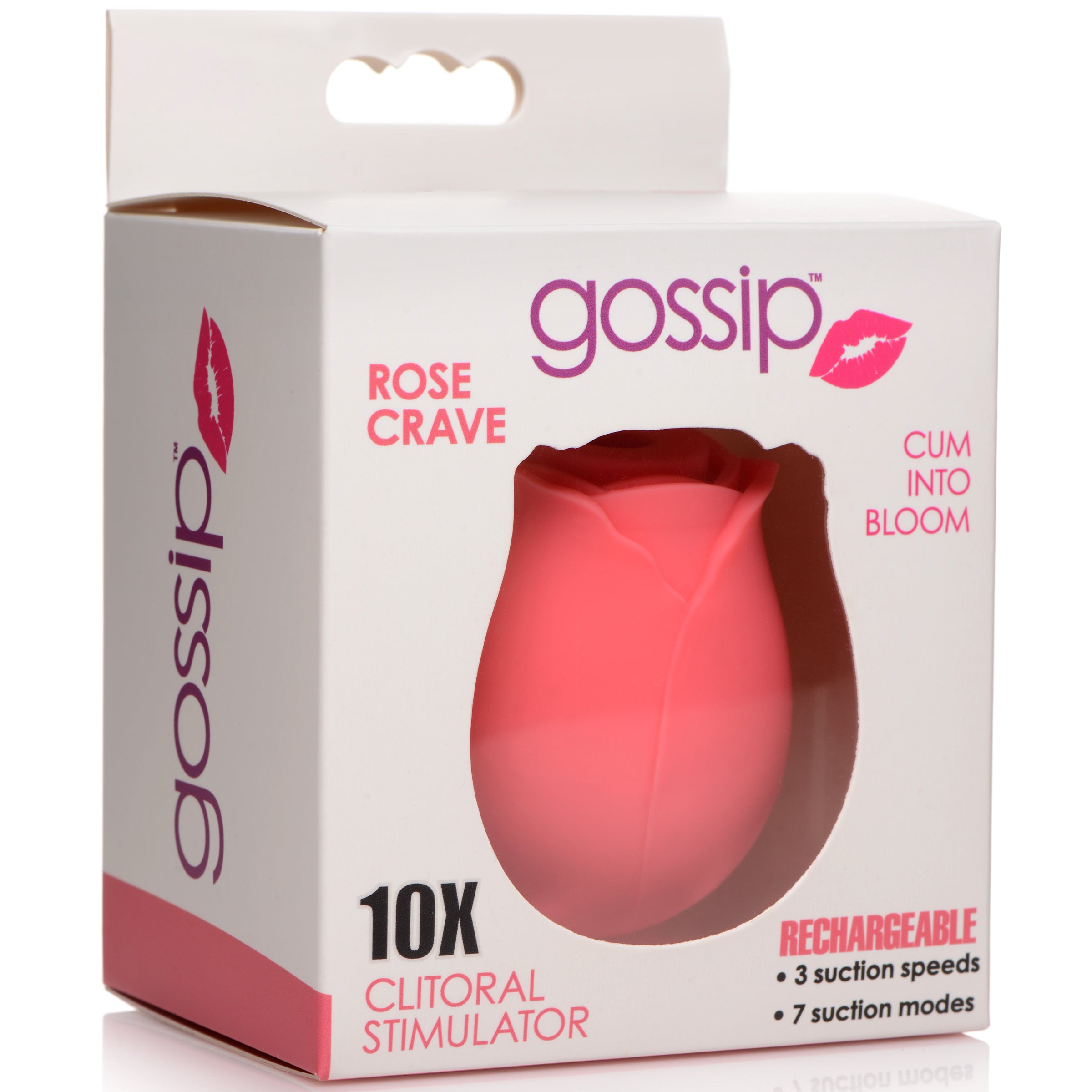 Rose Crave 10x intensity settings for clitoral stimulation