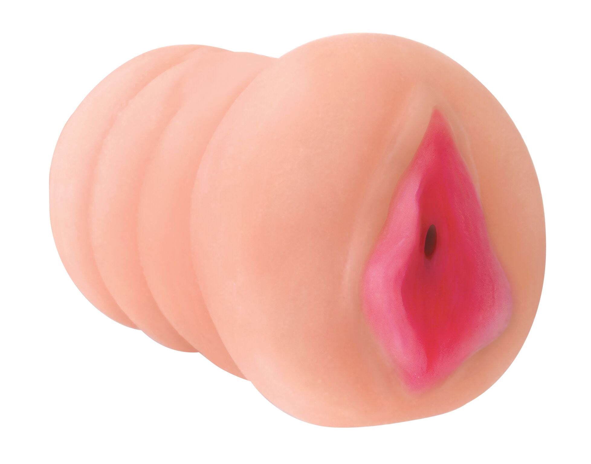 Detail view of the 'Mistress Dani Pussy Stroker Flesh' with textured interior