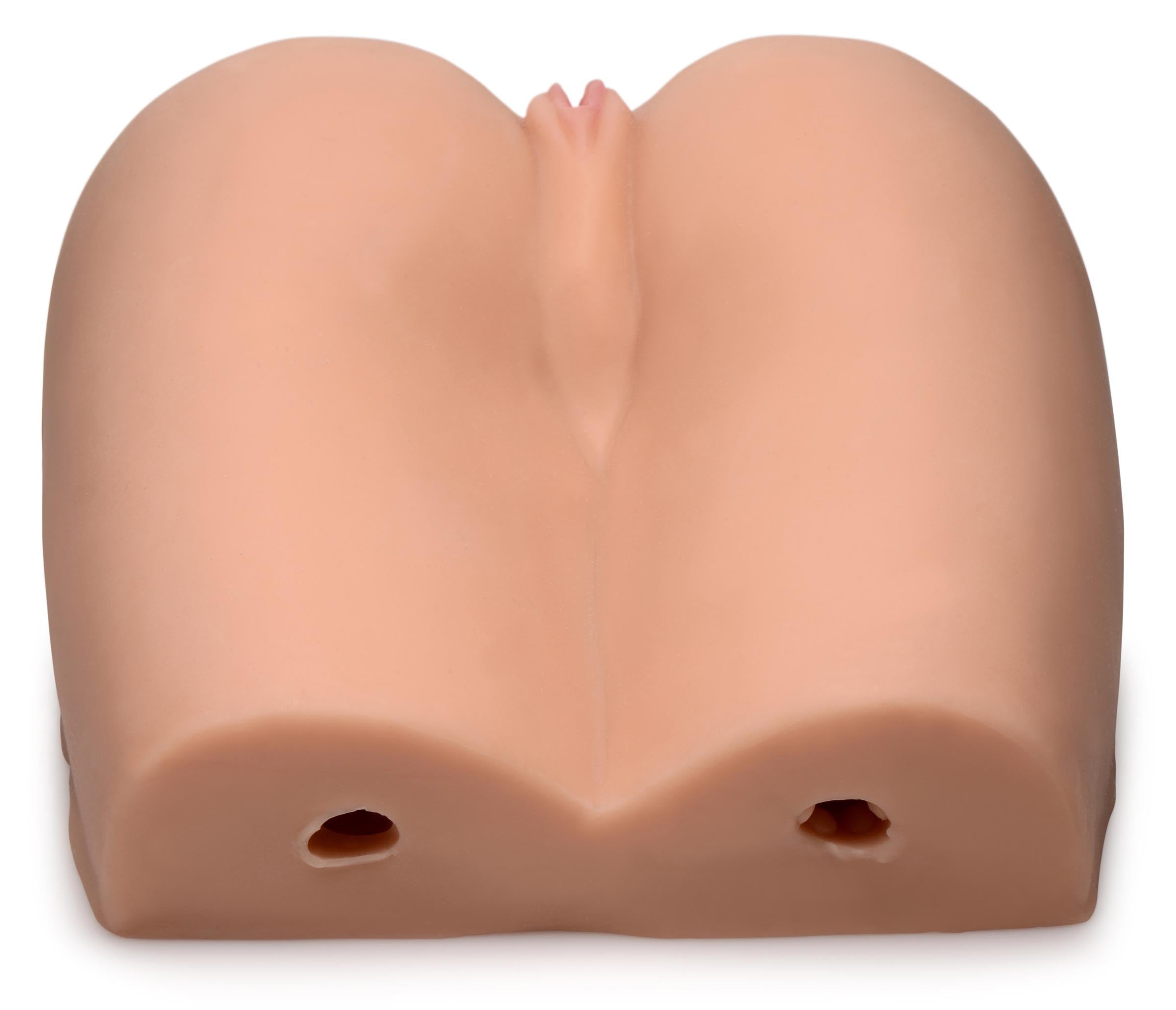 Realistic silicone model of a female lower torso for adult use