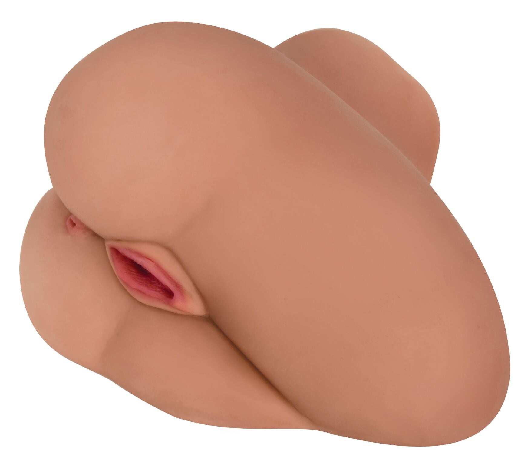 3D illustration of a tan sidesaddle butt toy