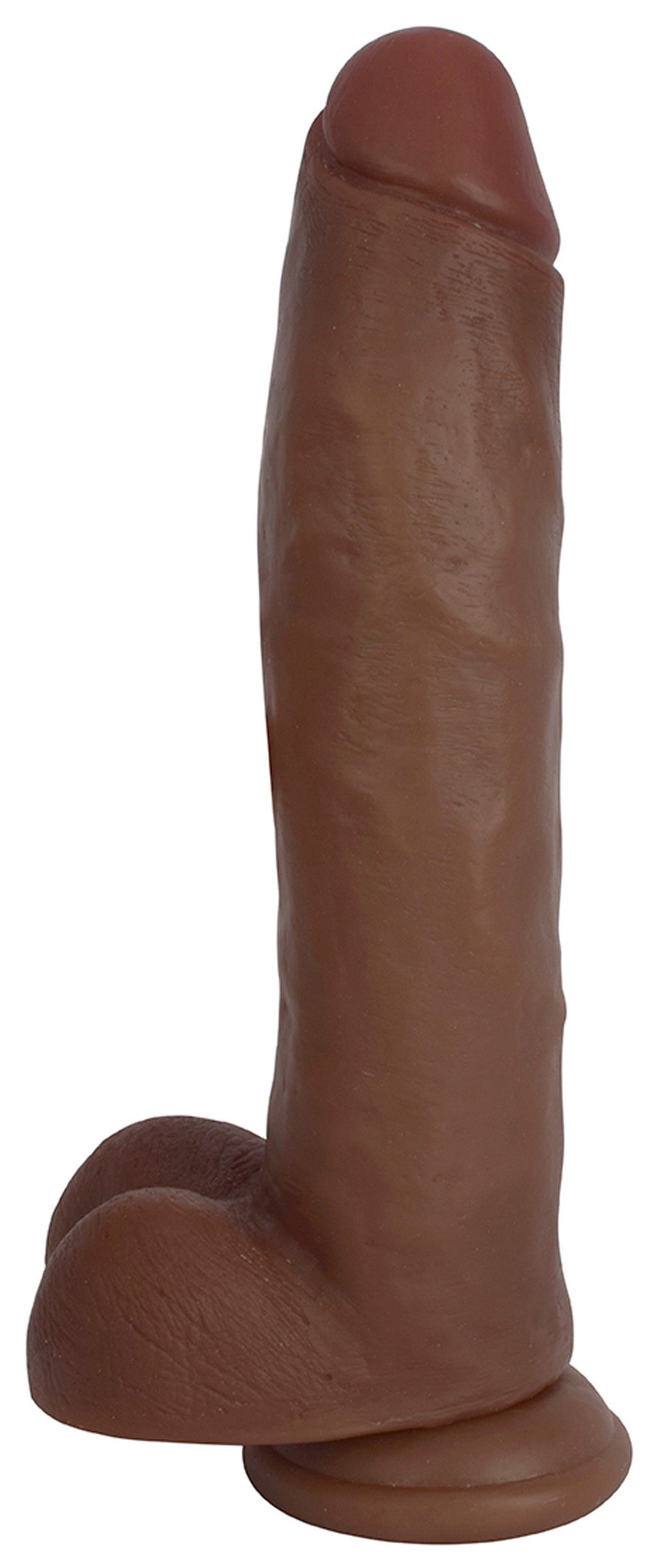 Full view of the 11-inch Jock realistic dildo with detailed shaft