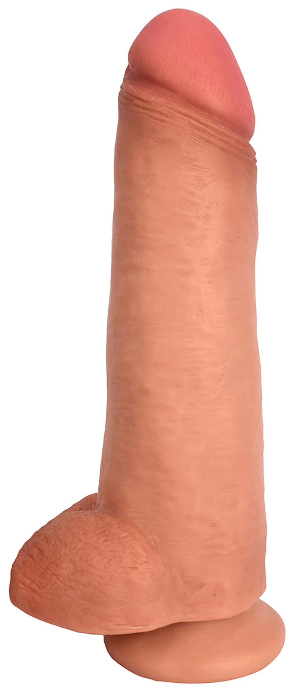 Lifelike Jock 12-inch dildo with a pronounced head and veined shaft