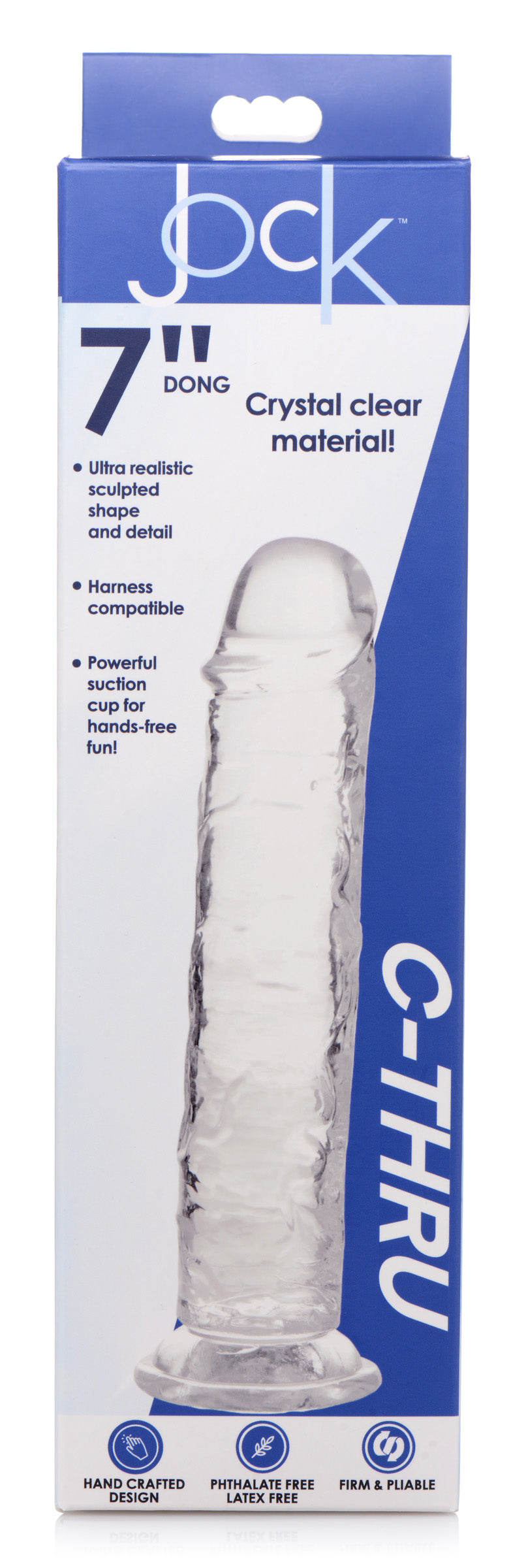 Jock C-thru Dildo product packaging