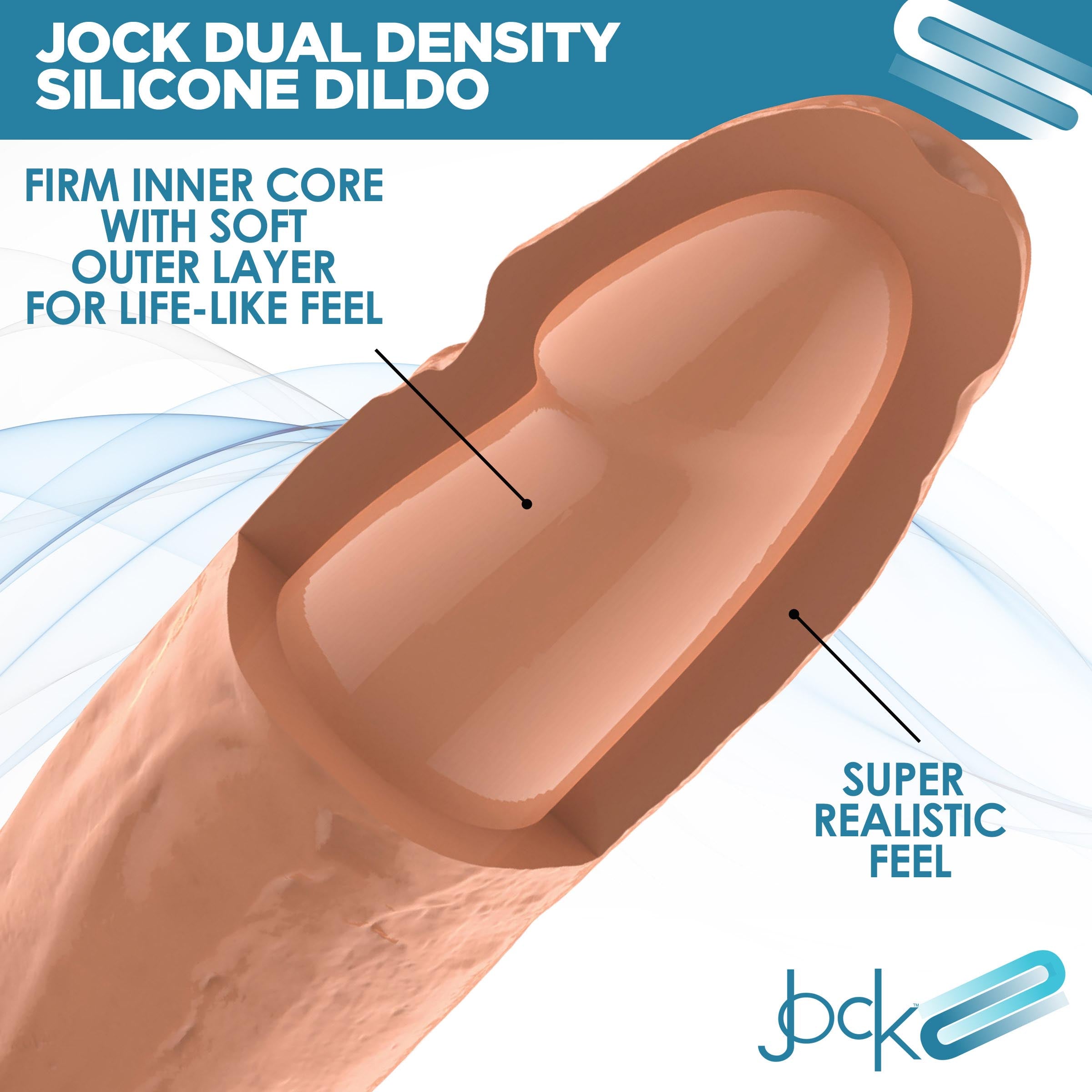 Packaging view of the Ultra Realistic 6-inch Silicone Dildo with vibration feature