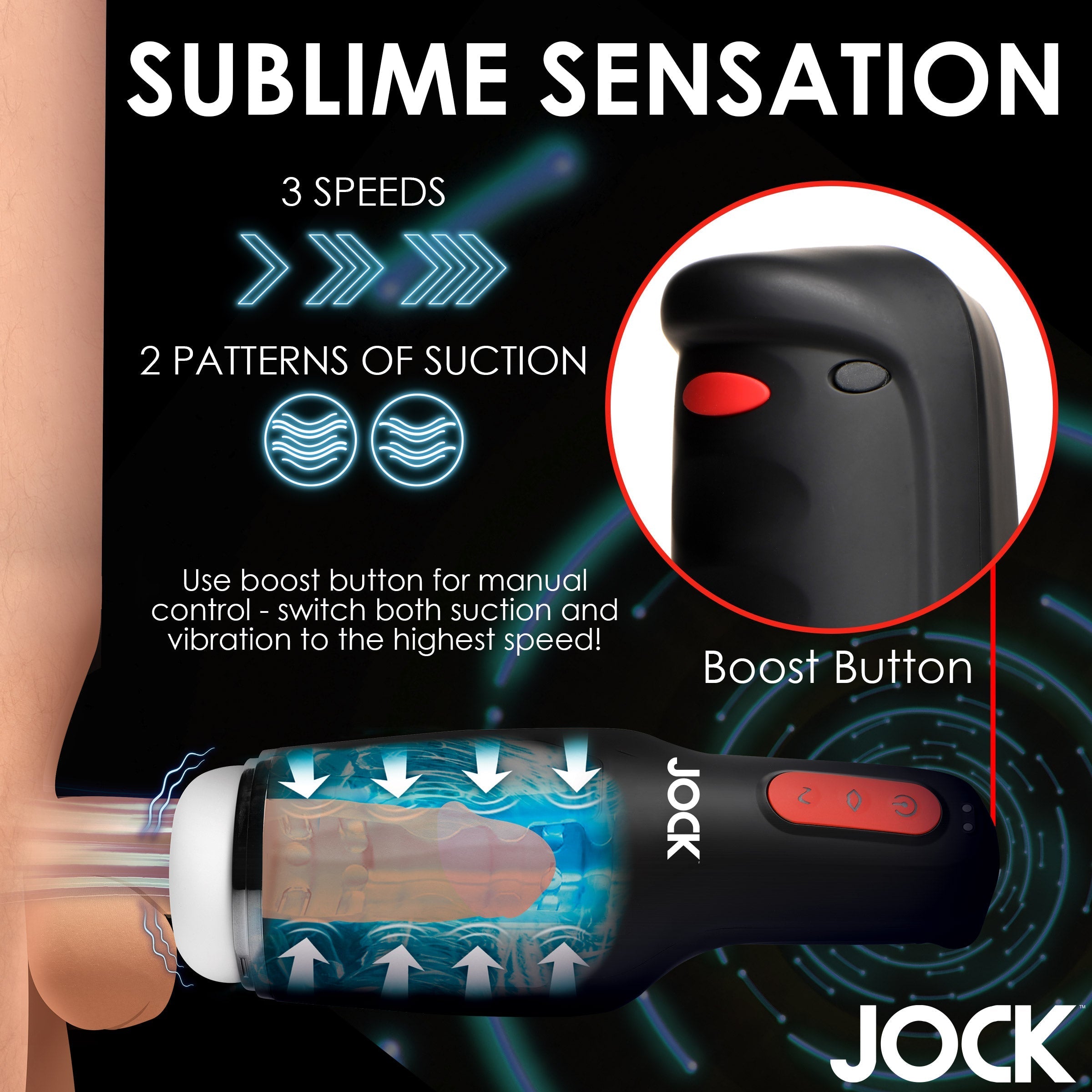 The 15x Masturbator designed for clitoral stimulation with sublime sensation feature