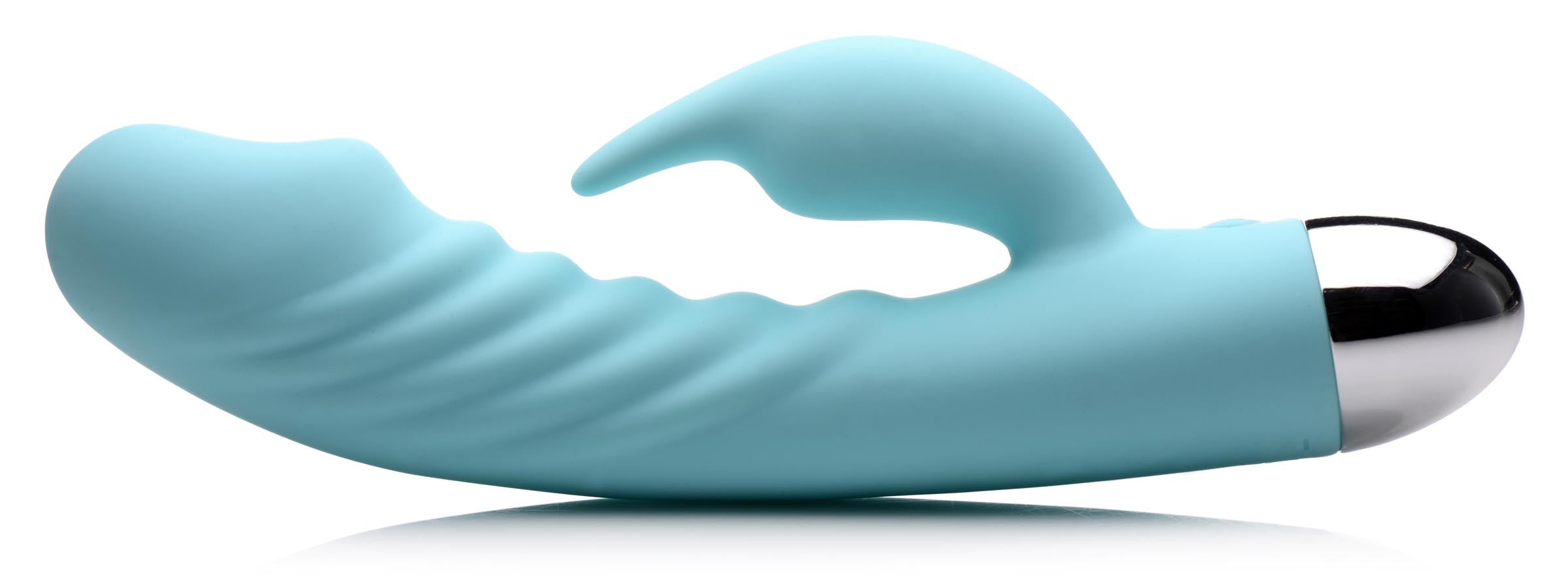 Sassy 10x Silicone G-spot Vibrator displayed on a white background