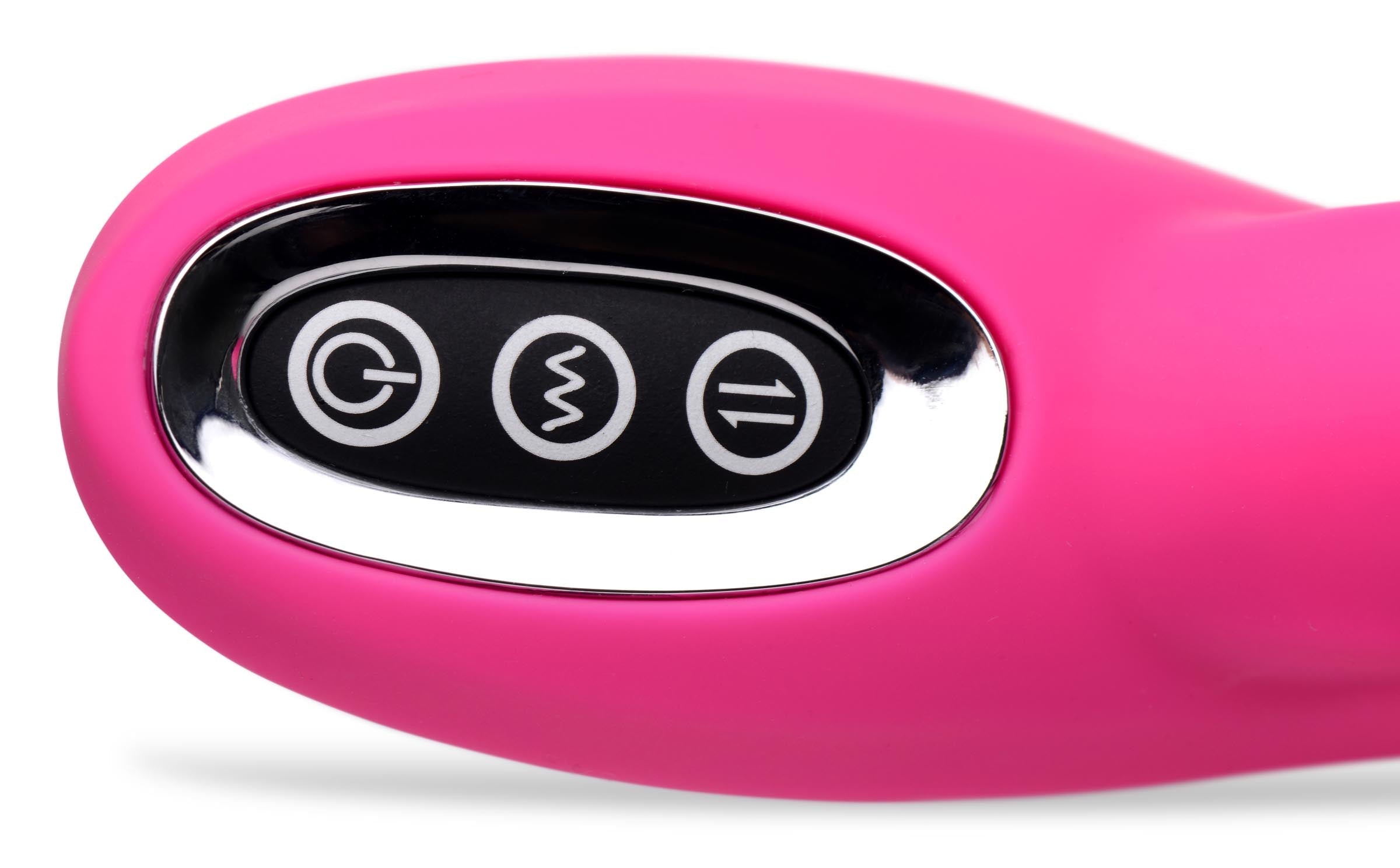 Pink Suckers 21x vibrator featuring touch-sensitive controls