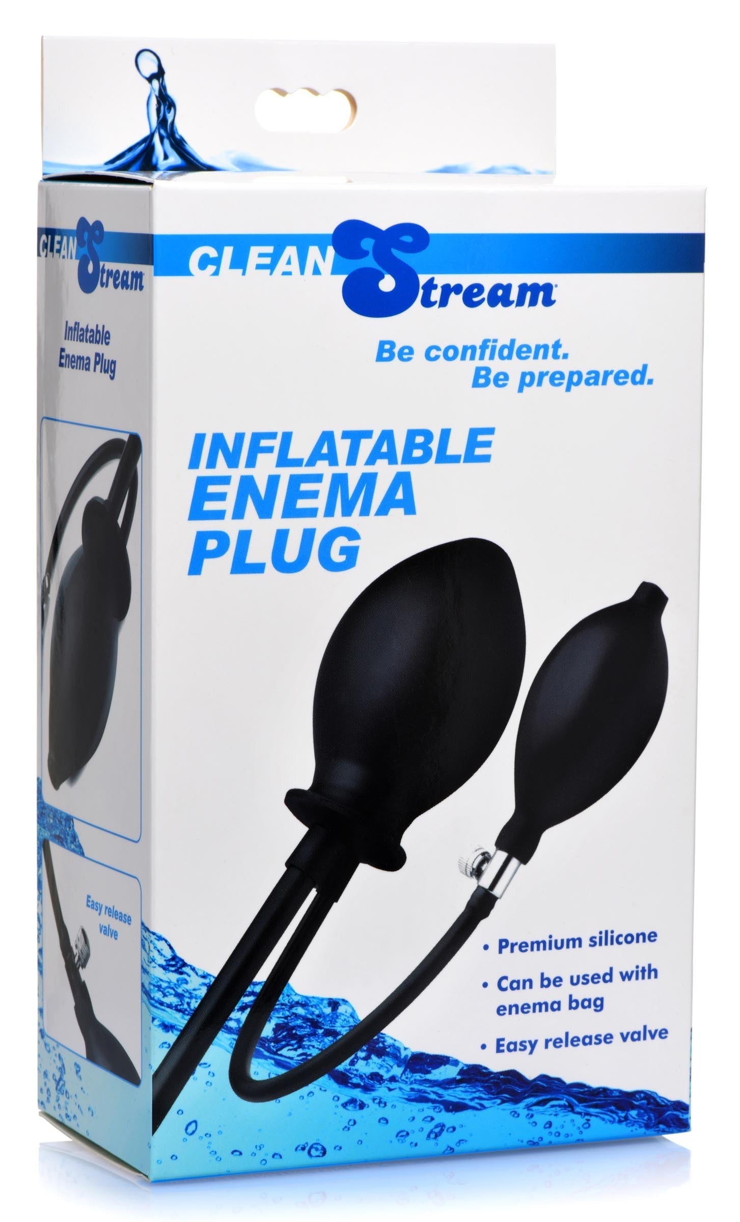 Product image of the Cleanstream inflatable enema plug