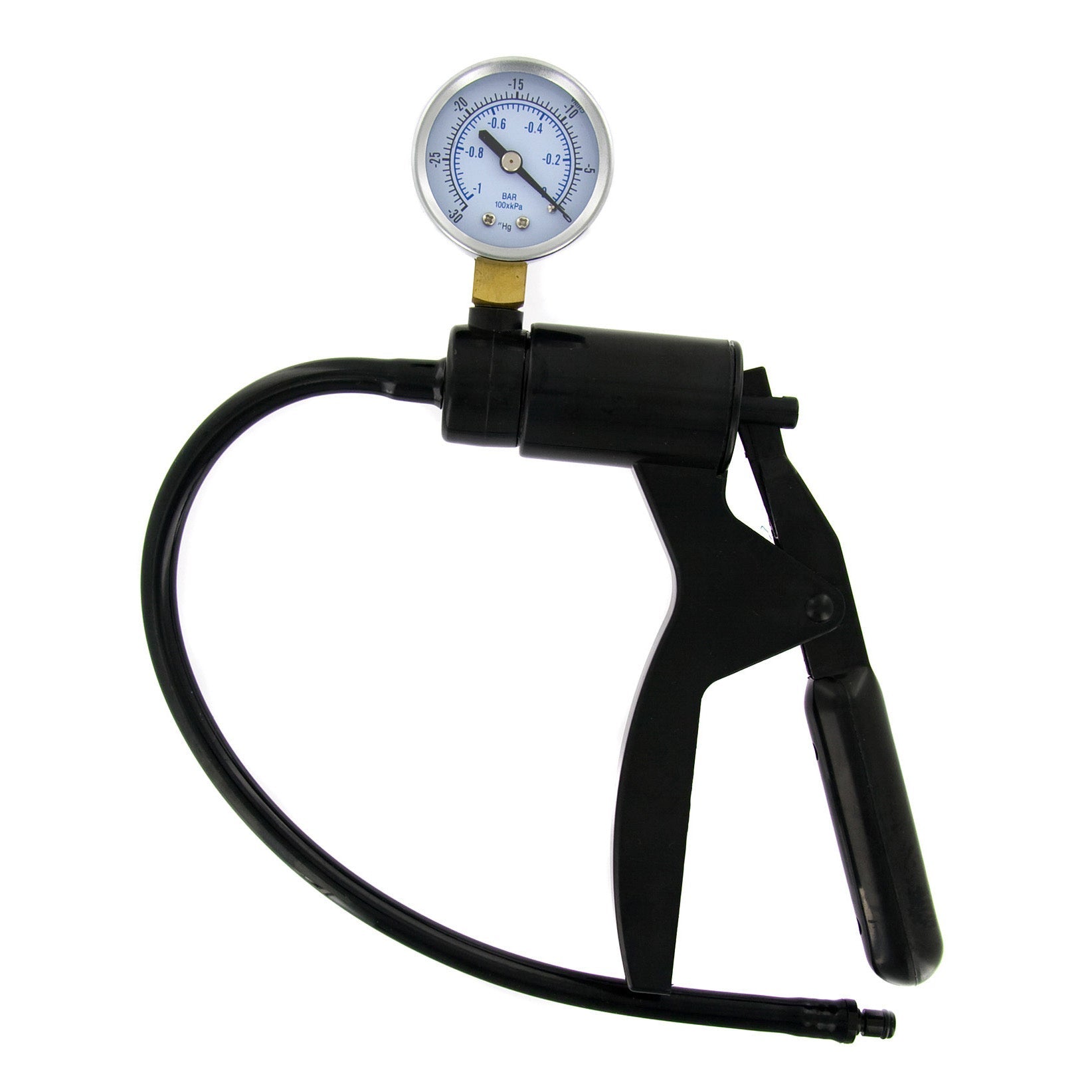 Pressure gauge with flexible tubing from The Premium Pumping Kit