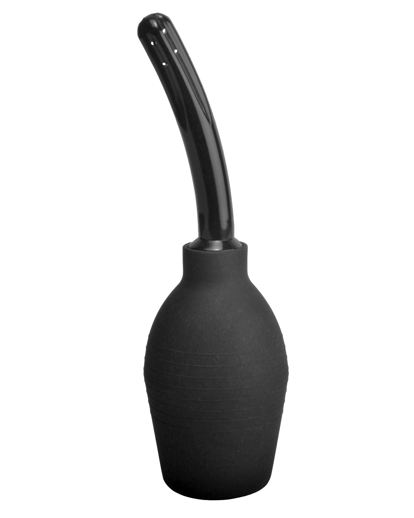 Cleanstream Deluxe Enema Bulb with black squeeze bulb and long nozzle