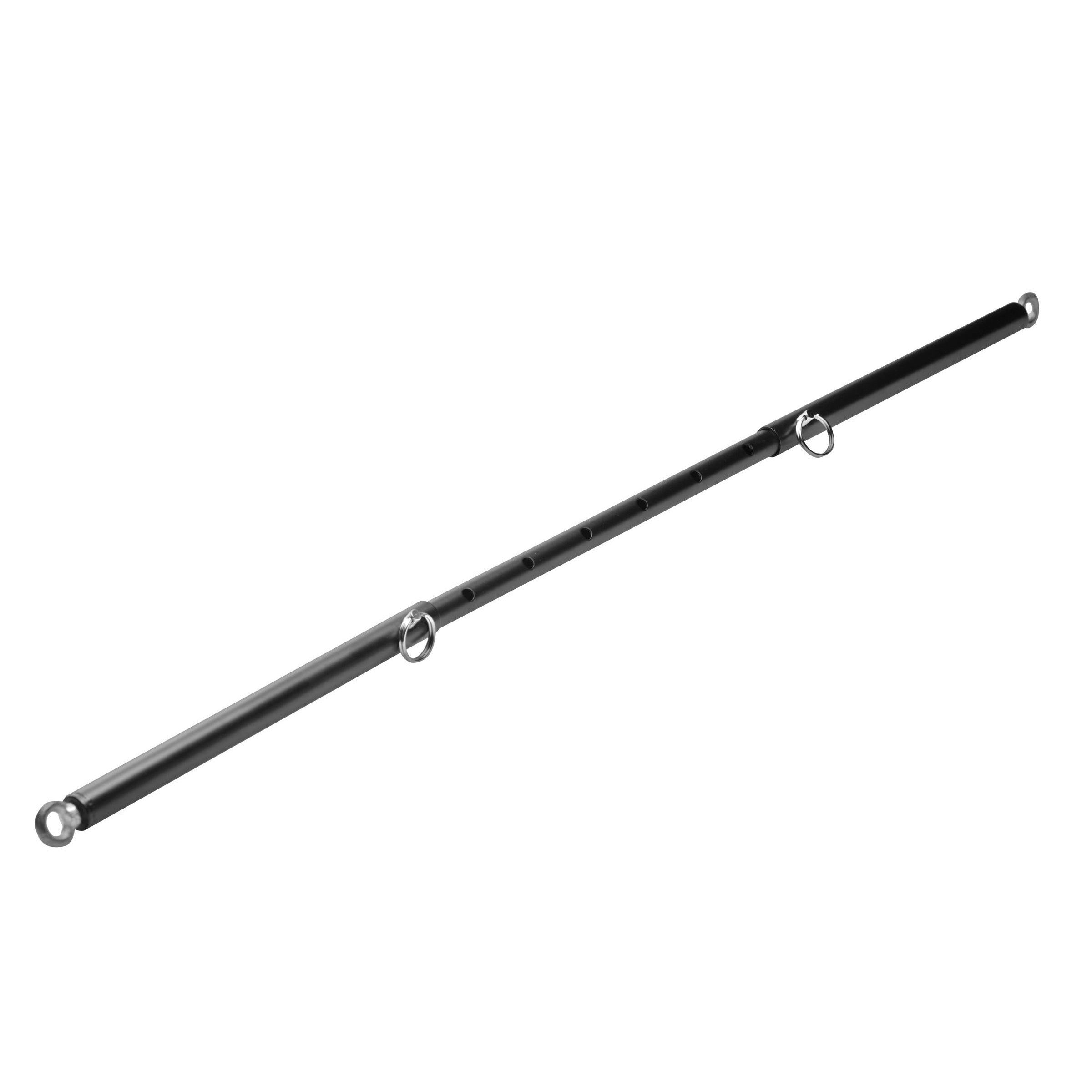 Illustration of a black steel adjustable spreader bar