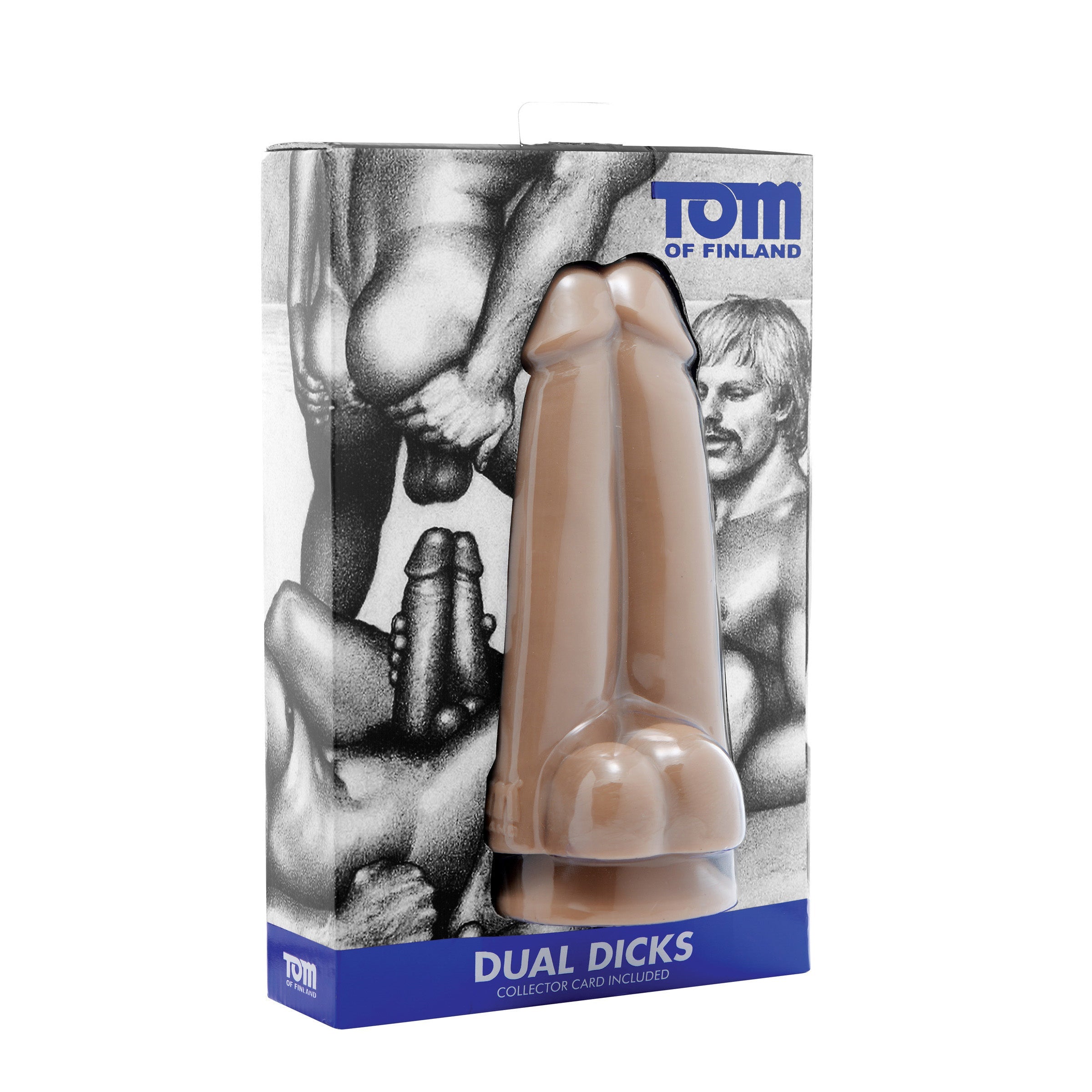 Tom of Finland Dual Dicks product in its original packaging