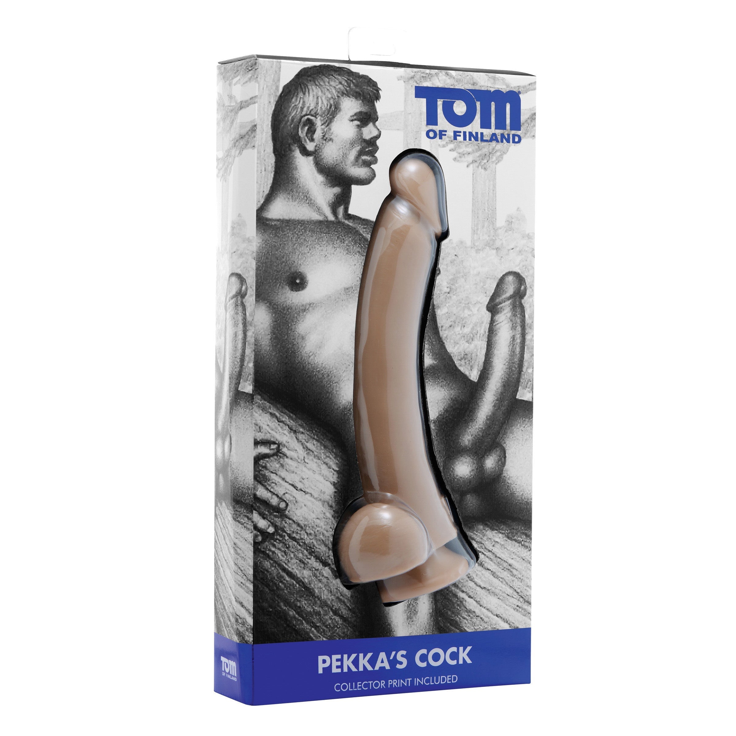 Packaging of the Tom of Finland Pekka's Cock adult toy