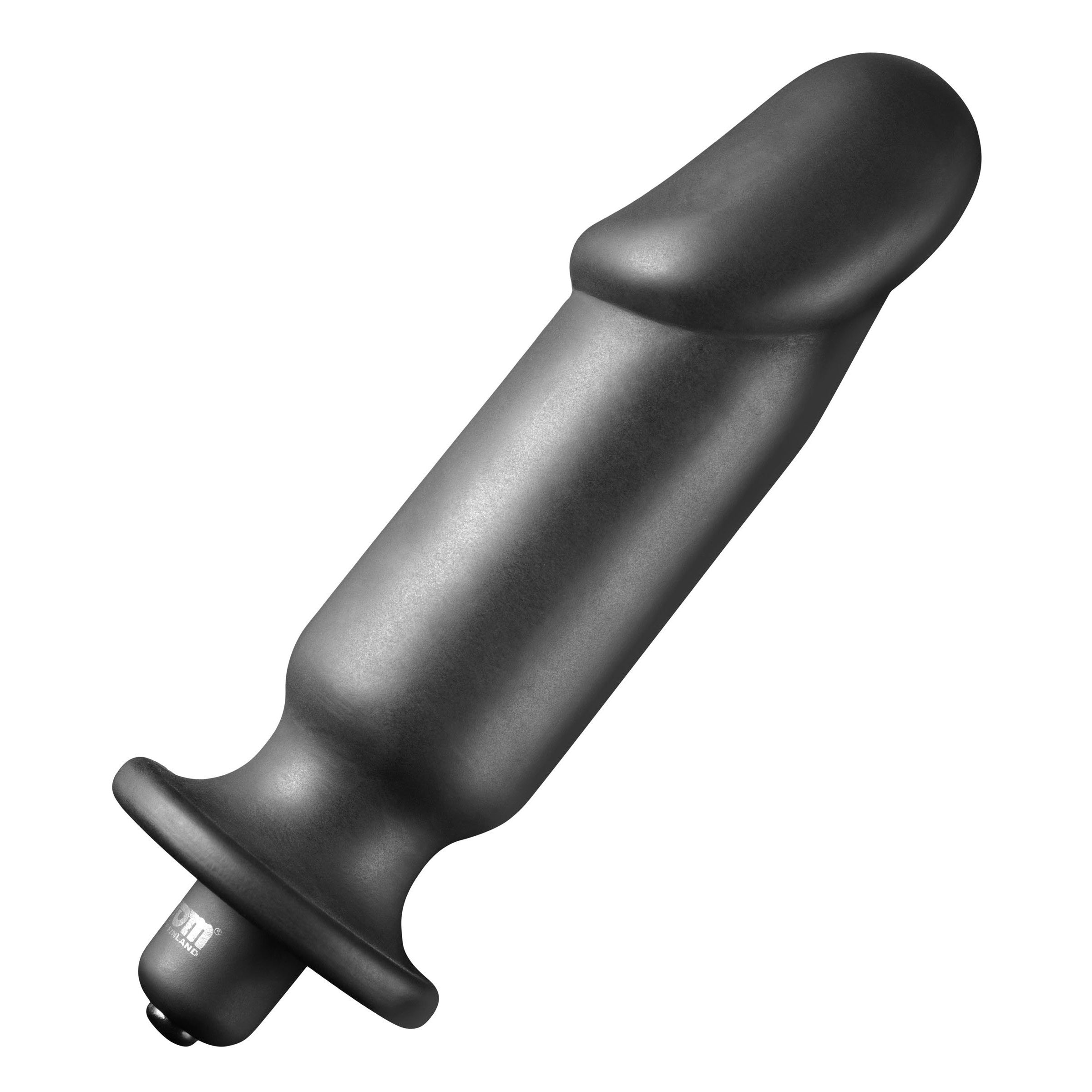 Tom of Finland silicone vibrating anal plug with textured design