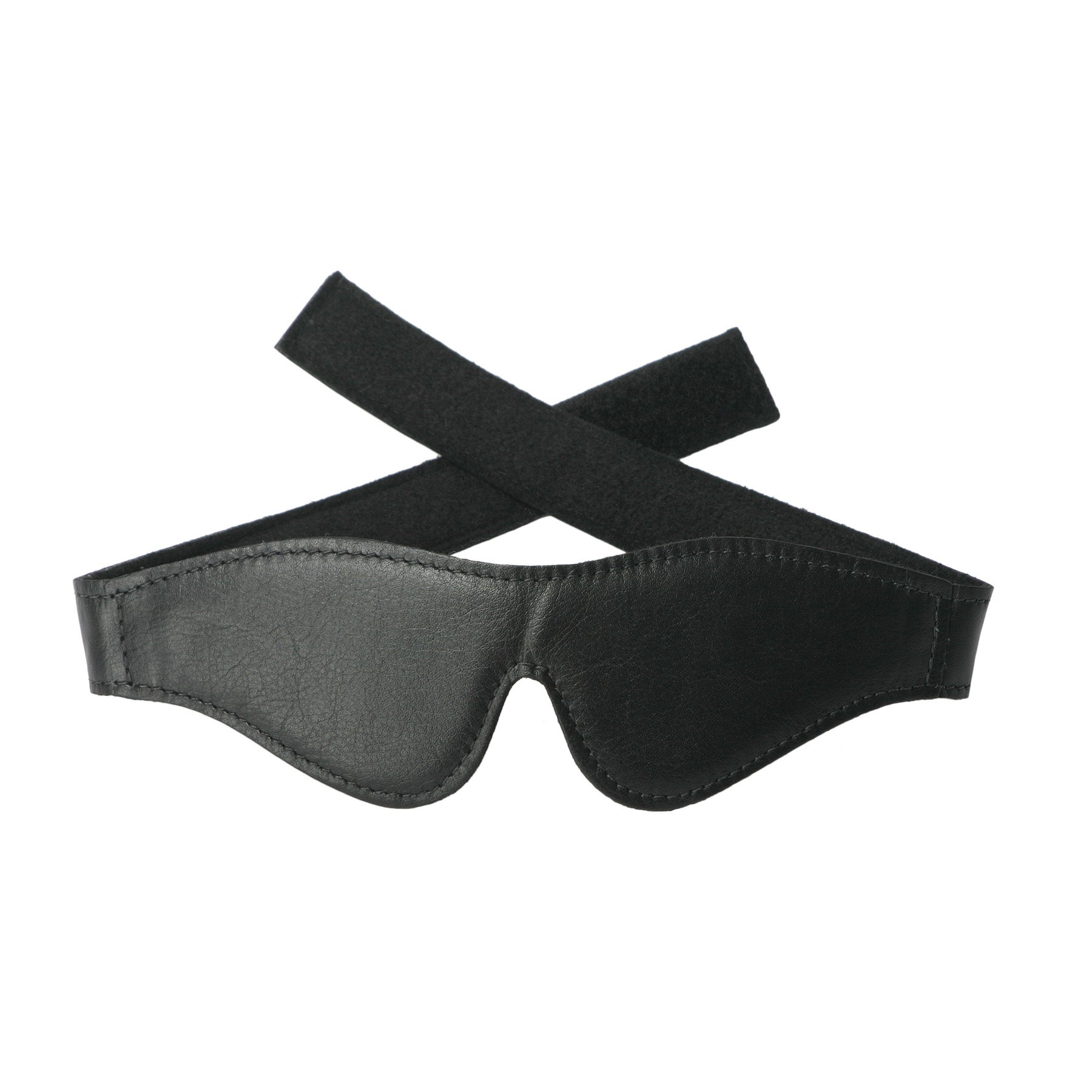 Strict Leather Velcro Blindfold displayed against a white backdrop